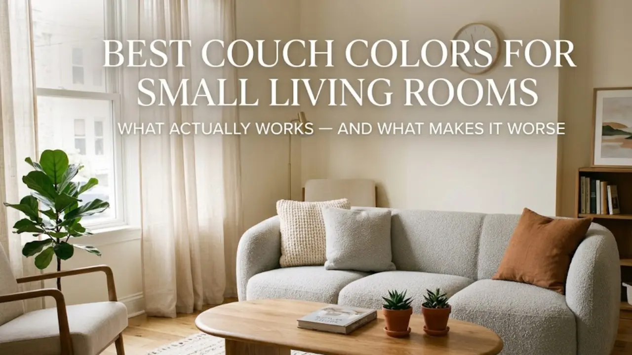 Best Couch Colors for Small Living Rooms
