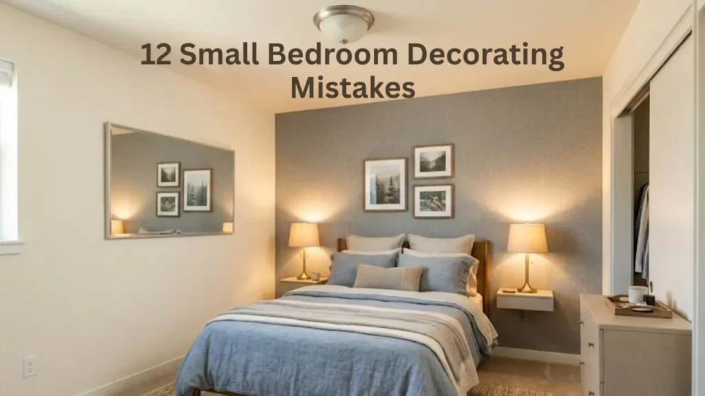 Image showing Small Bedroom Decorating Mistakes