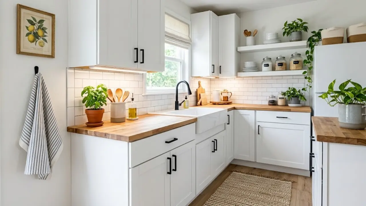 How to decorate a small kitchen on a budget. Decorate small kitchen and make it premium.